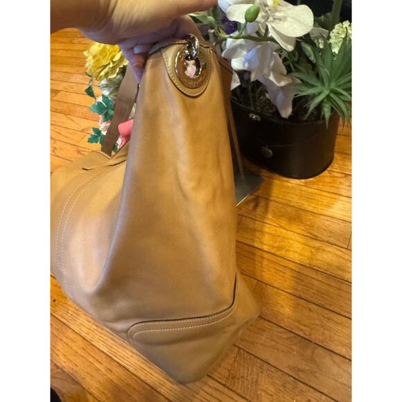 COACH F28915 HADLEY LEATHER LARGE DUFFLE (pu210 - Picture 2 of 8